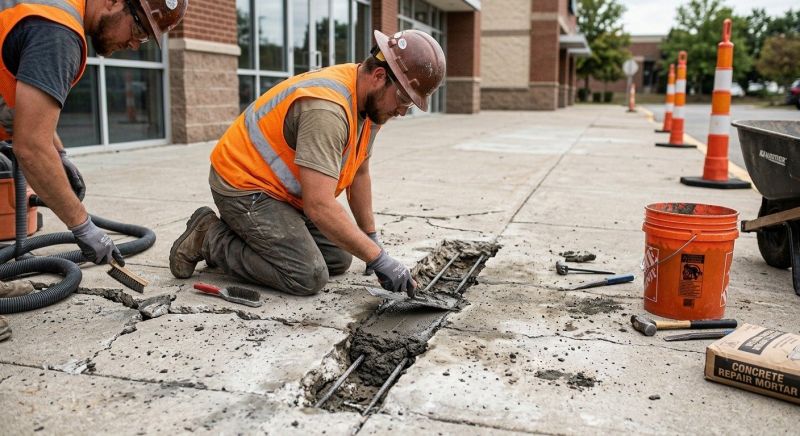Chipped Concrete Repair in Corpus Christi, TX