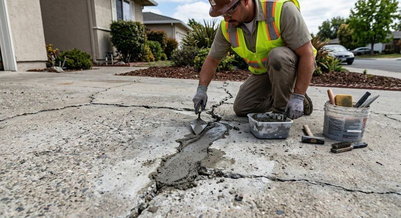 Concrete Crack Sealing in Des Moines, IA